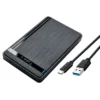 Uthai Enclosure USB 3.1 Type-C to A 2.5 inch HDD SATA - Black