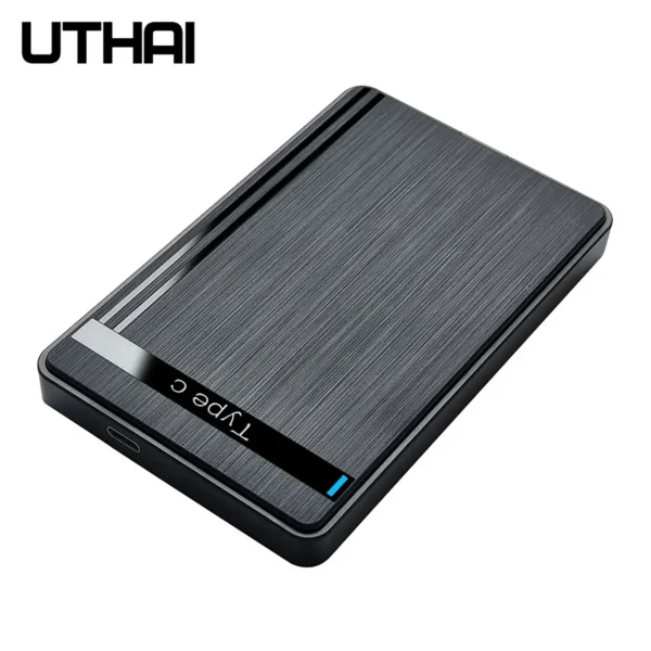 utah-25inch-enclosure-1 Uthai Enclosure USB 3.1 Type-C to A 2.5 inch HDD SATA Black