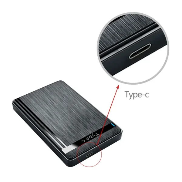 utah-25inch-enclosure-2 Uthai Enclosure USB 3.1 Type-C to A 2.5 inch HDD SATA Black