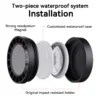 AirTag IPX8 Waterproof Magnetic Case Holder Black