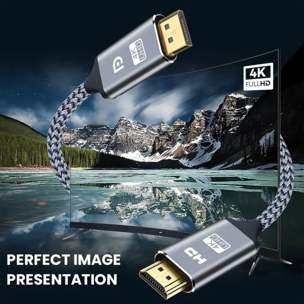 dptohdmi-4k-4 DisplayPort to HDMI 4K@30Hz Cable