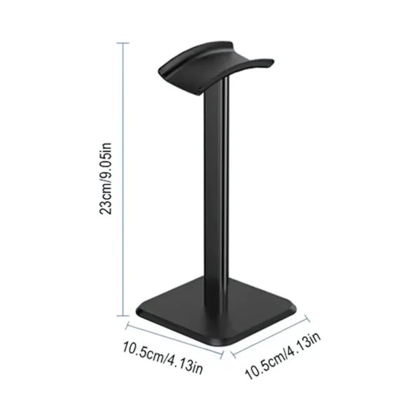 headearphone-holder-1 Headphone Stand Aluminum Alloy Holder Black