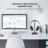 headphonestand-1 Headphone Stand Aluminum Alloy Holder - Black