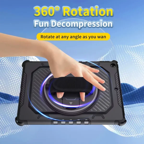ipad-heavycase-3 iPad Protective Rotation Stand Case Black