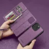 iPhone Magnetic Detachable TPU Leather Wallet Case