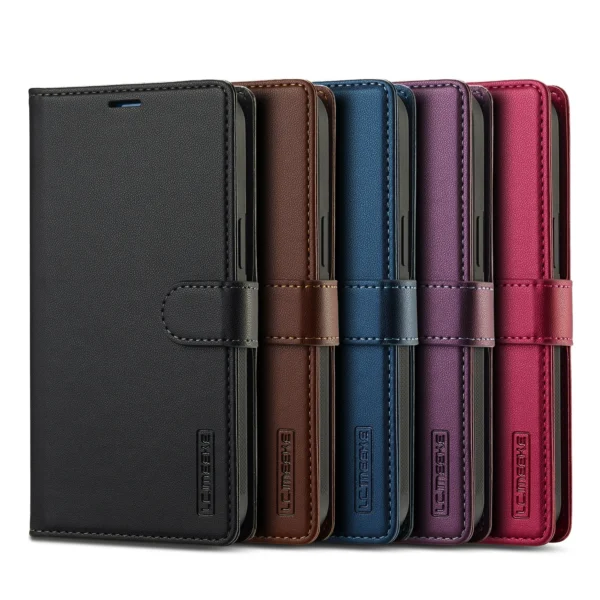 iPhone Magnetic Detachable TPU Leather Wallet Case