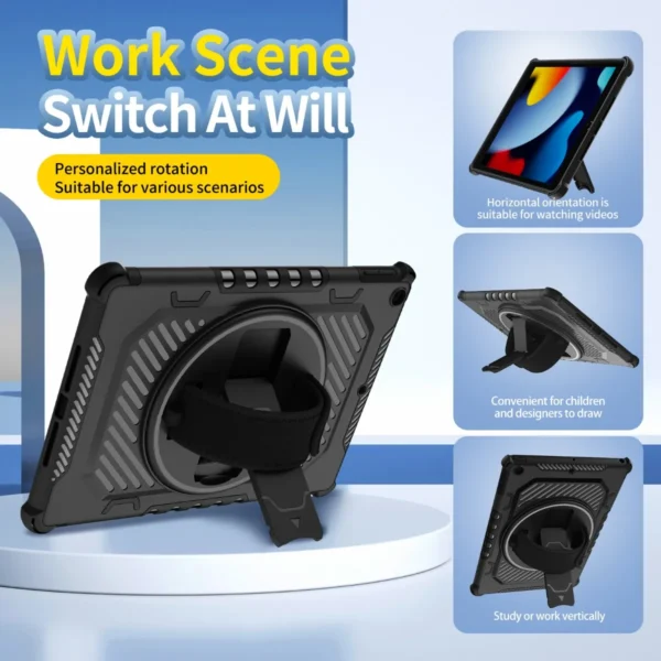 iPad Protective Rotation Stand Case