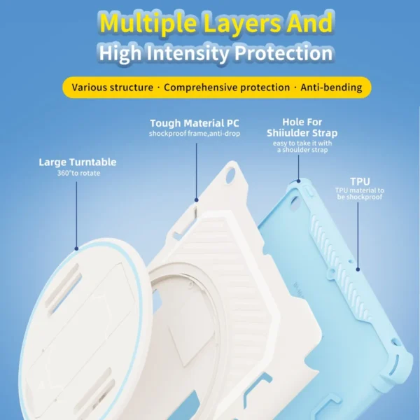 iPad Protective Rotation Stand Case