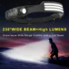 kf-Sc15bc8ce4b8f4faeb013fdb28a207370v LED Sensor Camping Head Flashlight Rechargeable - Black