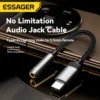 usbc-to-stereo-5 Essager Cable Adapter USB C to Female 3.5mm Audio