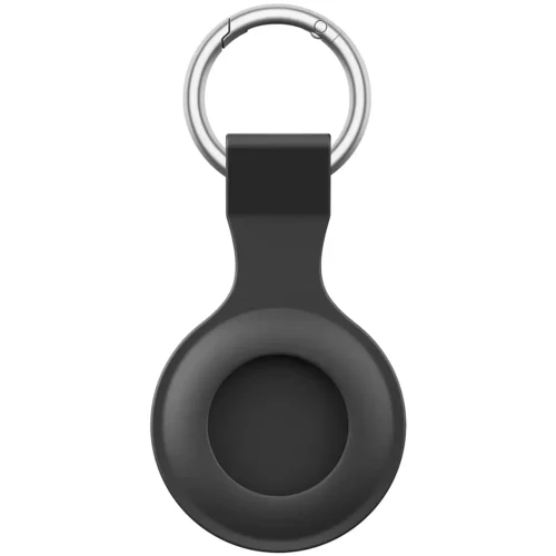 airtag-keyring-main AirTag Silicone Shell Case for Pets Car keys Bags Black