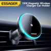 essager-carmount15w-1 Essager Phone Holder Magnetic Wireless charger 15W for Car Air Vent Outlet & Adhesive Style Black