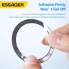 essager-magring-3 Essager Phone Magnetic Metal Ring Black for MagSafe 2pcs