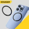 Essager Phone Magnetic Metal Ring Black for MagSafe - 2pcs