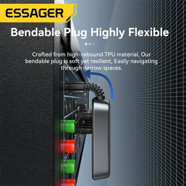 Essager Bluetooth 5.3 Transmitter & Receiver Stereo 3.5mm - Blue