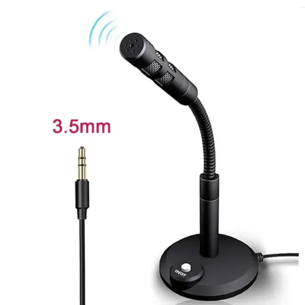Microphone 3.5mm or USB Studio Stand Holder for Computer
