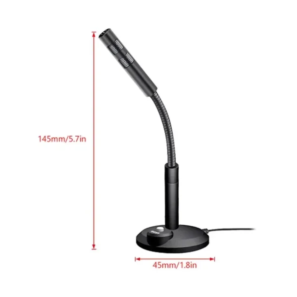 Microphone 3.5mm or USB Studio Stand Holder for Computer