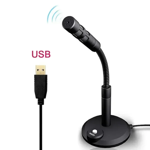 Microphone 3.5mm or USB Studio Stand Holder for Computer