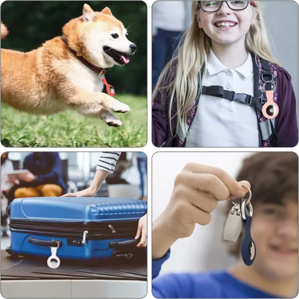 AirTag Silicone Shell Case for Pets / Car keys / Bags