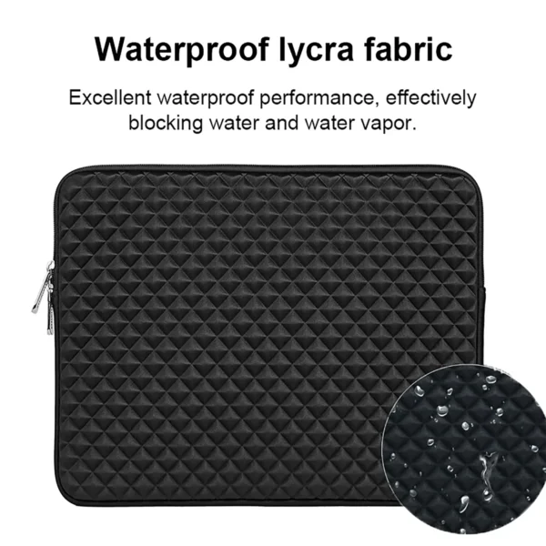 laptop-bag-student-2 Laptop Sleeve Bag Spill Resistant Neoprene Perfect for Students Black