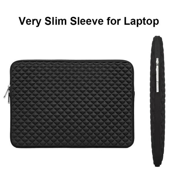 laptop-bag-student-5 Laptop Sleeve Bag Spill Resistant Neoprene Perfect for Students Black
