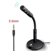 microphone-usb35mm-35mm Microphone 3.5mm or USB Studio Stand Holder Black