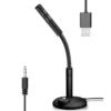 microphone-usb35mm-main Microphone 3.5mm or USB Studio Stand Holder Black