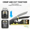 network-crimper-2 AMPCOM EZ-Type 3-in-1 RJ45 Network Tool Crimper / Cut / Strip