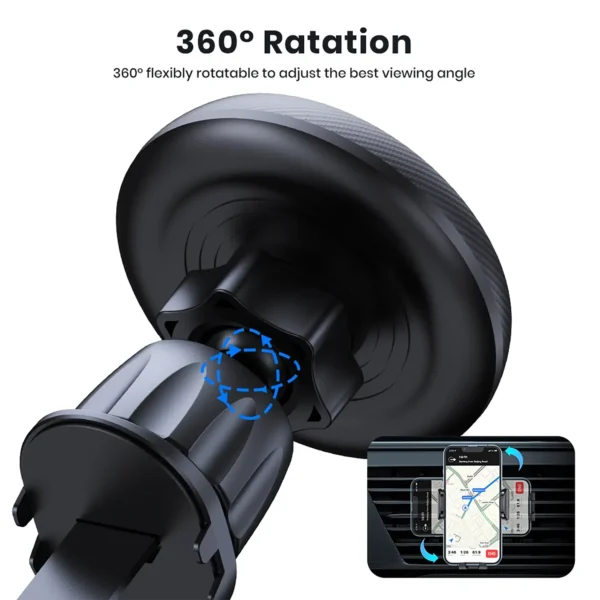 topk-airvent-4 TOPK Phone Holder Magnetic for Car Air Vent Outlet Black