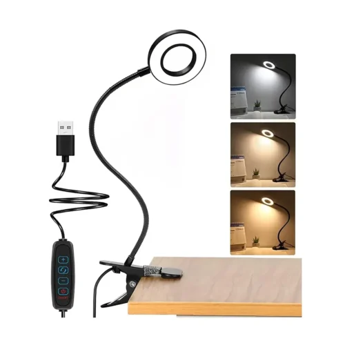 48-ledlamp-main Flexible Clip on Desk Lamp 48 LEDs USB - Black