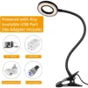 48ledlampchargers Flexible Clip on Desk Lamp 48 LEDs USB