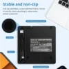 dvdrw-usb-3 External DVD RW CD Writer USB Type-C or USB3.0 Slim For PC, Laptop, Mac - Black