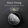 kf-Hf39900f81a3b487f92a59a2b3f6d74cd8 Baseus Magnetic Digital Kitchen Timer Manual Countdown Alarm Clock - Black