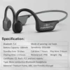 Paramita DG08 Earphones Bone Conduction IPX6 Sweatproof