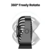 topk-fanusb-3 TOPK 4inch USB Mini Portable Fan 3 Speeds Quiet Desk Table - Black