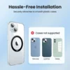 UGREEN Magnetic Metal Ring for MagSafe iPhone and Android Phones - Black