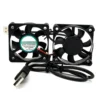 brushlessfan-1 5V Brushless 80x80mm 2500RPM Cooling Oil-impregnated Fan USB