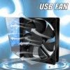 brushlessfan-2 5V Brushless 80x80mm 2500RPM Cooling Oil-impregnated Fan USB