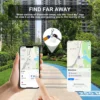 gps-iphonecover-4 GPS Tracker Bluetooth Works with Apple Find My APP with Silicone Shell Case - Black