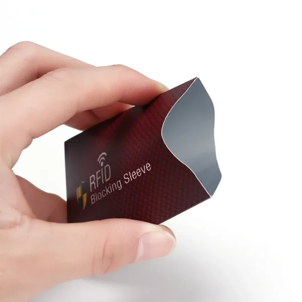 5Pcs Anti Theft for RFID Credit Card Protector Blocking - Black