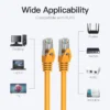 Cat6A Vention Ethernet Double Shield Round Cable 10Gbps 500Mhz