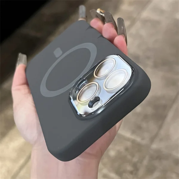 kf-S9d833ee0100845e1a79ab3387efafed5i iPhone Liquid Silicone MagSafe Shockproof Case