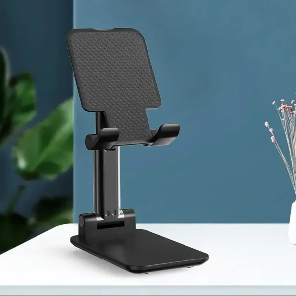 Mobile Phone Holder Adjustable Stand - Black
