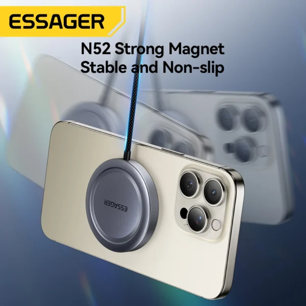 Essager 15W Magnetic Wireless Charger Qi2 Wireless Charger Fast Charging