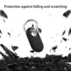 samsung-tagcase-2 Samsung SmartTag2 Anti-Scratch Protective Skin Case with Keychain - Black