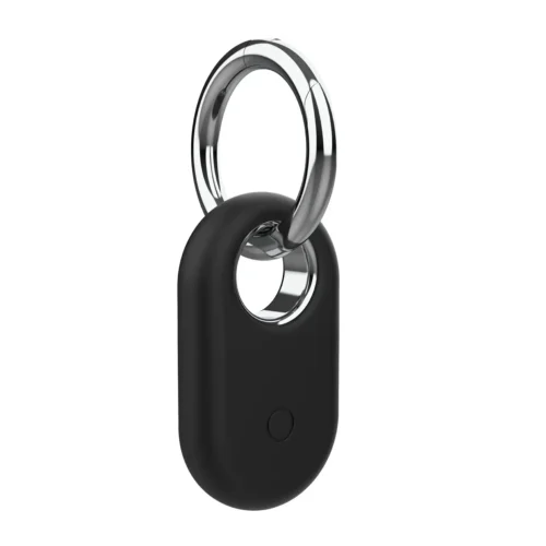 samsung-tagcase-main Samsung SmartTag2 Anti-Scratch Protective Skin Case with Keychain - Black