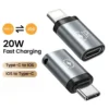 USB Cable Converter Lightning To USB C Adapter 20W for iPhone