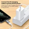 USB Cable Converter Lightning To USB C Adapter 20W for iPhone