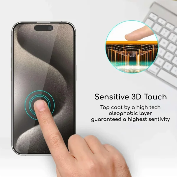 iPhone HD Glass Screen Protector 3pcs