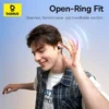 kf-Sde3886febaf04f7d881db8d57963853dr Baseus BC1 Ear Clip Earbuds Open Ear Wireless Earphones Bluetooth 6.0 Clip On Sports Headphones 4-Mics Super Bass IP55 - Black
